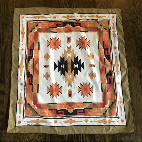 Vintage Accessories Vintage Wamcraft Southwest Bandana Made In Usa